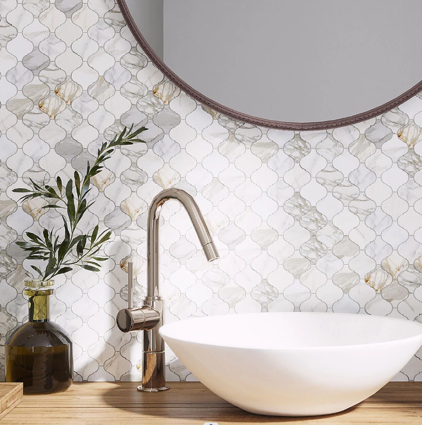 Calacatta Mini Versailles Mosaic：a classic choice for high-end decoration