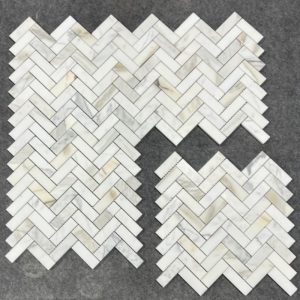 Calacatta Herringbone Mosaic Calacatta Herringbone Mosaic