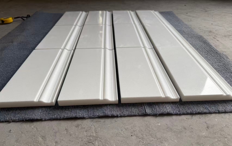 6x12 Pure White Engineered Marble Basebard 1 6x12 Pure White Engineered Marble Basebard 1